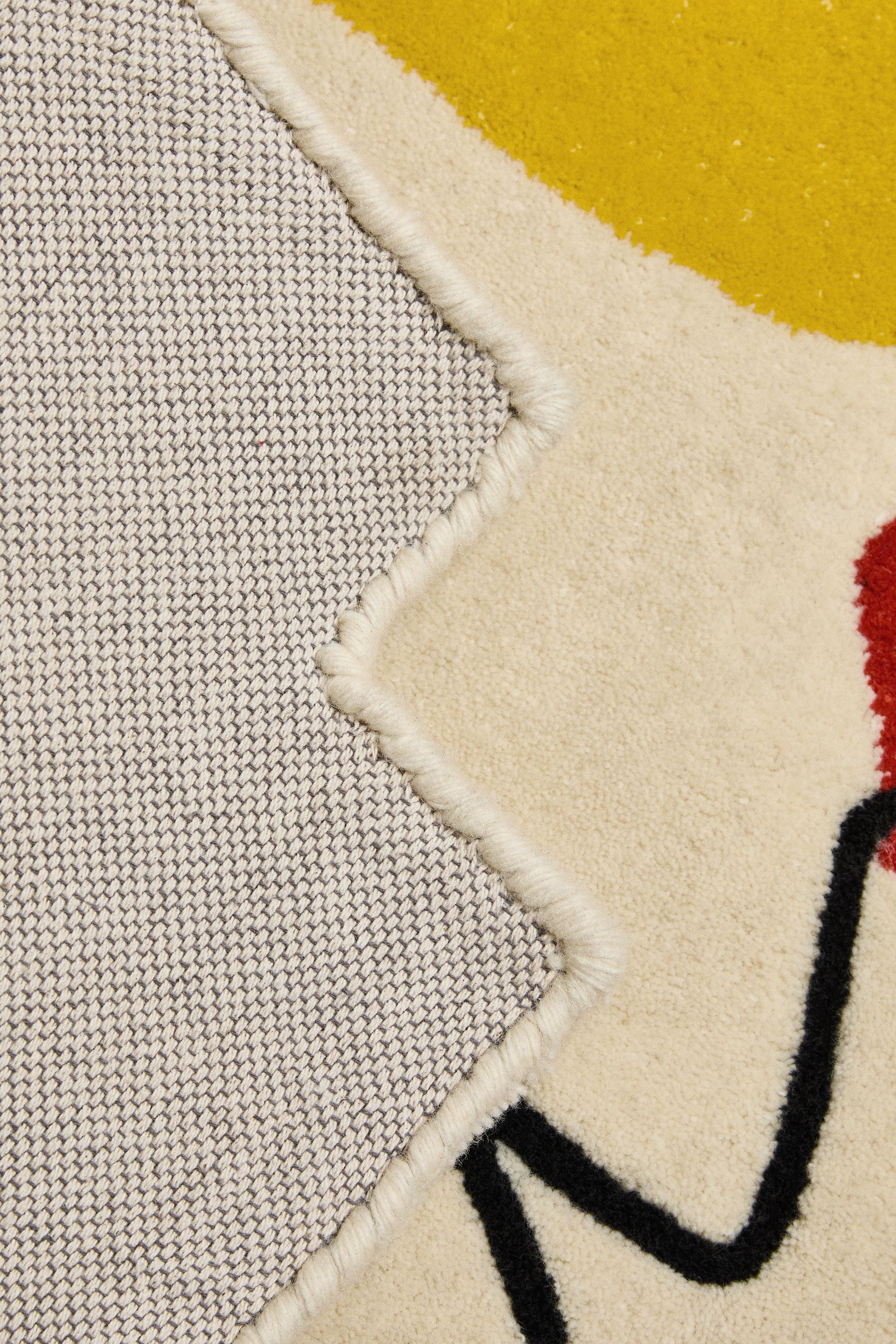 KIDS' WOOL LIMONCELLA X THE ANIMALS OBSERVATORY AREA RUG
